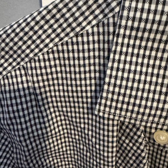 Banana Republic Monochrome Checkered Shirt - Picture 2 of 3